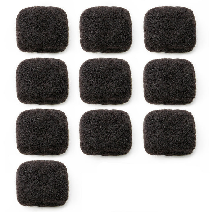 FAMILOCS Natural Black Afro Kinky Bulk Human Hair for Braiding and Loc Extensions Soft Natural Texture-11