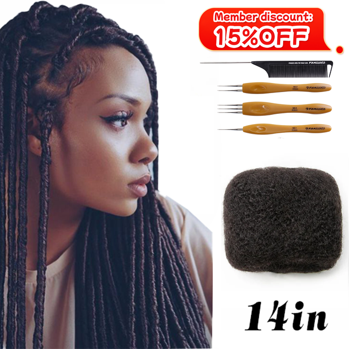 14Inch 30G Human Hair Afro Kinky Bulk