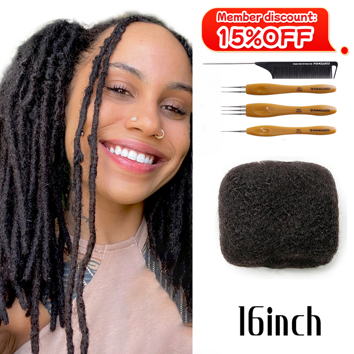 0.4cm XSmall Width Loc Extensiones Cabello humano para hombre / mujer