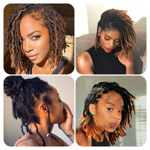 FAMILOCS Natural Black Afro Kinky Bulk Human Hair for Braiding and Loc Extensions Soft Natural Texture-4