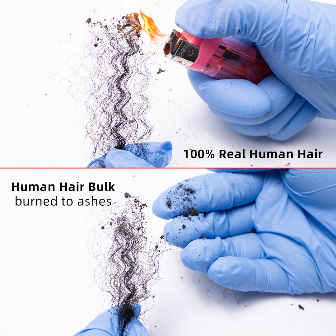 FAMILOCS Natural Black Afro Kinky Bulk Human Hair for Braiding and Loc Extensions Soft Natural Texture-5